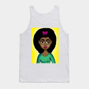 cute black girl art Tank Top